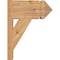 Ekena Millwork Traditional Arts & Crafts Smooth Outlooker, Western Red Cedar, 7 1/2"W x 14"D x 18"H OUT08X14X18TRA03SWR - alternate 2
